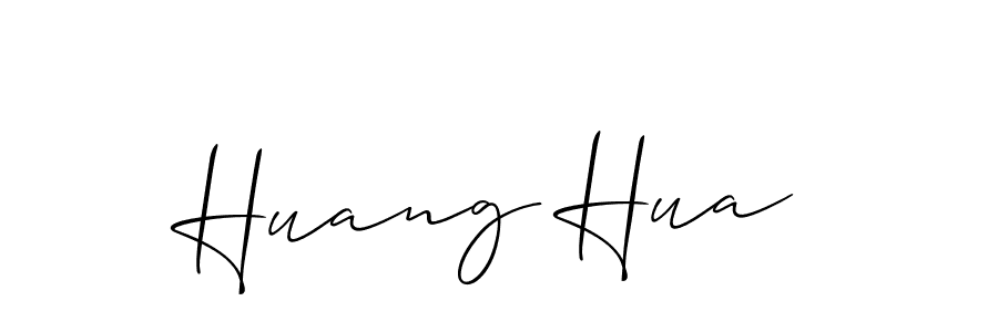 Use a signature maker to create a handwritten signature online. With this signature software, you can design (Allison_Script) your own signature for name Huang Hua. Huang Hua signature style 2 images and pictures png