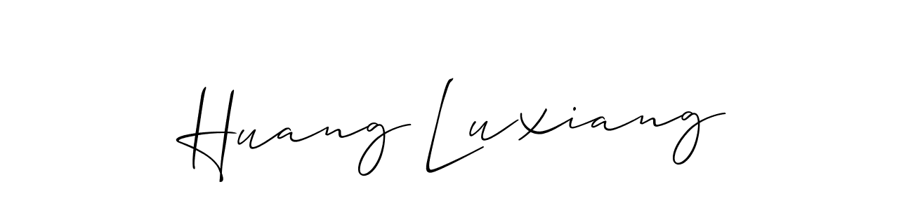 if you are searching for the best signature style for your name Huang Luxiang. so please give up your signature search. here we have designed multiple signature styles  using Allison_Script. Huang Luxiang signature style 2 images and pictures png