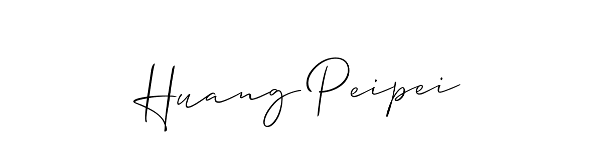 Huang Peipei stylish signature style. Best Handwritten Sign (Allison_Script) for my name. Handwritten Signature Collection Ideas for my name Huang Peipei. Huang Peipei signature style 2 images and pictures png