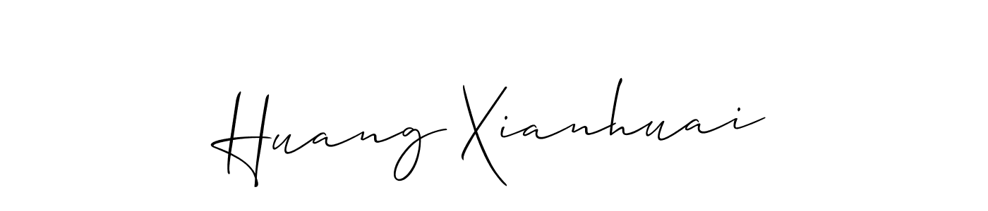 This is the best signature style for the Huang Xianhuai name. Also you like these signature font (Allison_Script). Mix name signature. Huang Xianhuai signature style 2 images and pictures png