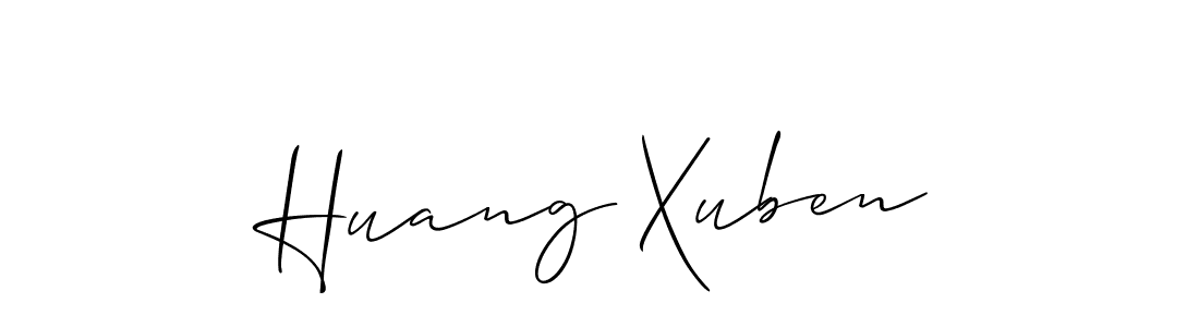 Use a signature maker to create a handwritten signature online. With this signature software, you can design (Allison_Script) your own signature for name Huang Xuben. Huang Xuben signature style 2 images and pictures png