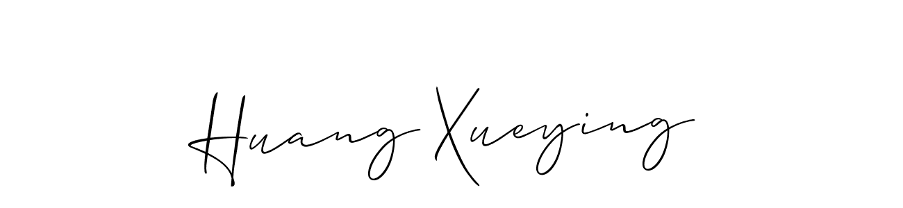 Design your own signature with our free online signature maker. With this signature software, you can create a handwritten (Allison_Script) signature for name Huang Xueying. Huang Xueying signature style 2 images and pictures png