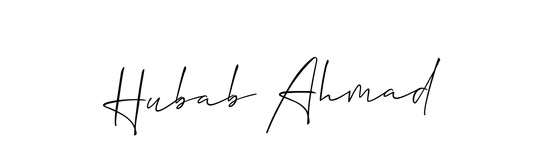 Here are the top 10 professional signature styles for the name Hubab Ahmad. These are the best autograph styles you can use for your name. Hubab Ahmad signature style 2 images and pictures png