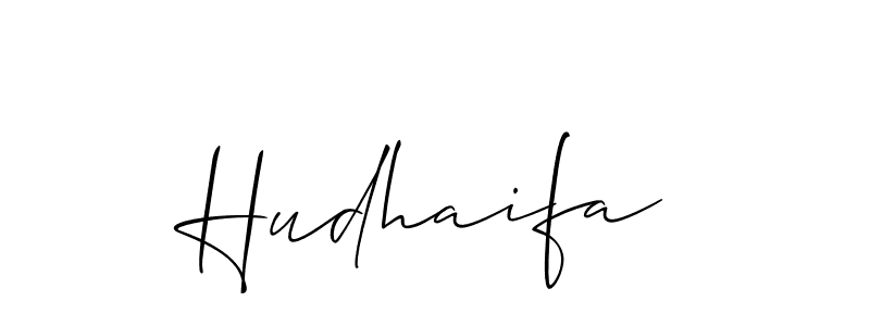 How to Draw Hudhaifa signature style? Allison_Script is a latest design signature styles for name Hudhaifa. Hudhaifa signature style 2 images and pictures png