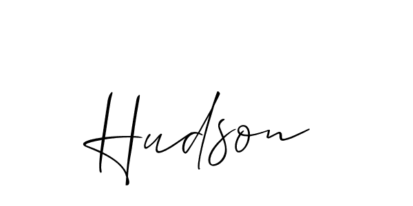 Allison_Script is a professional signature style that is perfect for those who want to add a touch of class to their signature. It is also a great choice for those who want to make their signature more unique. Get Hudson name to fancy signature for free. Hudson signature style 2 images and pictures png