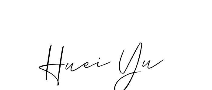 if you are searching for the best signature style for your name Huei Yu. so please give up your signature search. here we have designed multiple signature styles  using Allison_Script. Huei Yu signature style 2 images and pictures png