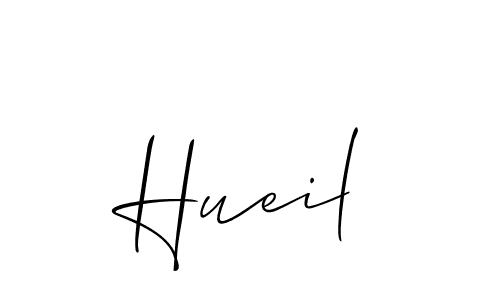 Also You can easily find your signature by using the search form. We will create Hueil name handwritten signature images for you free of cost using Allison_Script sign style. Hueil signature style 2 images and pictures png