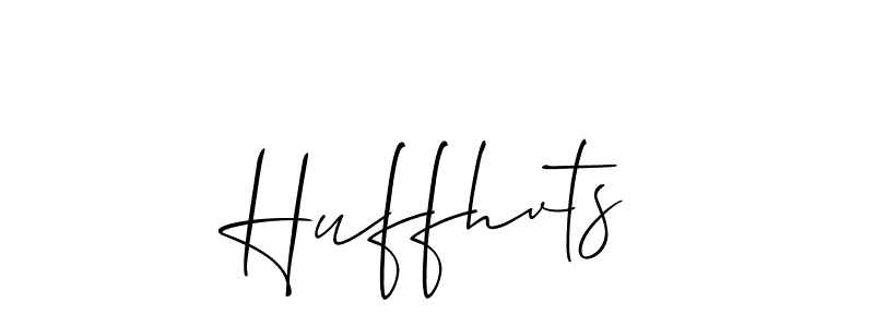 Design your own signature with our free online signature maker. With this signature software, you can create a handwritten (Allison_Script) signature for name Huffhvts. Huffhvts signature style 2 images and pictures png