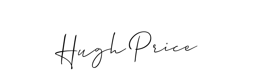 How to make Hugh Price signature? Allison_Script is a professional autograph style. Create handwritten signature for Hugh Price name. Hugh Price signature style 2 images and pictures png