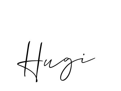 Similarly Allison_Script is the best handwritten signature design. Signature creator online .You can use it as an online autograph creator for name Hugi. Hugi signature style 2 images and pictures png