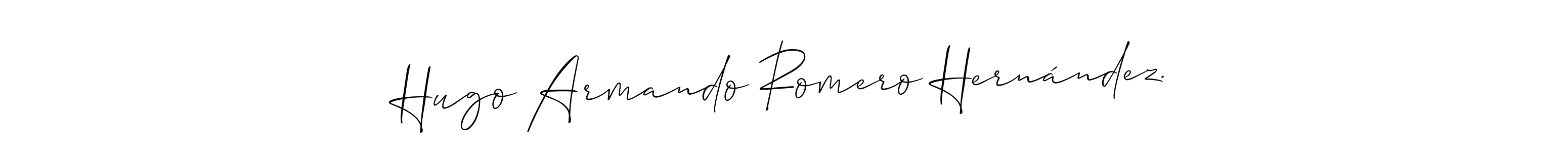 This is the best signature style for the Hugo Armando Romero Hernández. name. Also you like these signature font (Allison_Script). Mix name signature. Hugo Armando Romero Hernández. signature style 2 images and pictures png