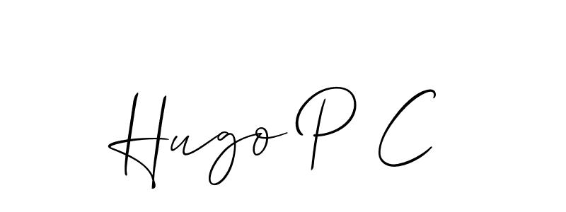 Make a beautiful signature design for name Hugo P C. Use this online signature maker to create a handwritten signature for free. Hugo P C signature style 2 images and pictures png