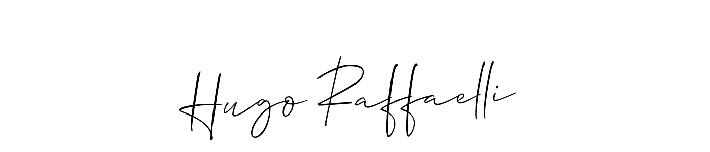 Hugo Raffaelli stylish signature style. Best Handwritten Sign (Allison_Script) for my name. Handwritten Signature Collection Ideas for my name Hugo Raffaelli. Hugo Raffaelli signature style 2 images and pictures png