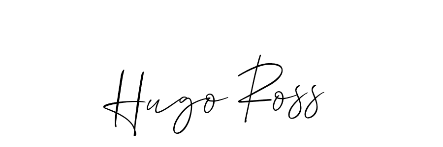 Design your own signature with our free online signature maker. With this signature software, you can create a handwritten (Allison_Script) signature for name Hugo Ross. Hugo Ross signature style 2 images and pictures png
