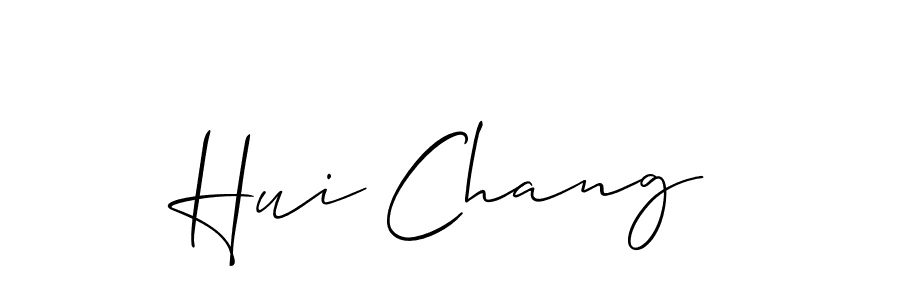 How to Draw Hui Chang signature style? Allison_Script is a latest design signature styles for name Hui Chang. Hui Chang signature style 2 images and pictures png