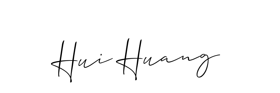 How to make Hui Huang signature? Allison_Script is a professional autograph style. Create handwritten signature for Hui Huang name. Hui Huang signature style 2 images and pictures png