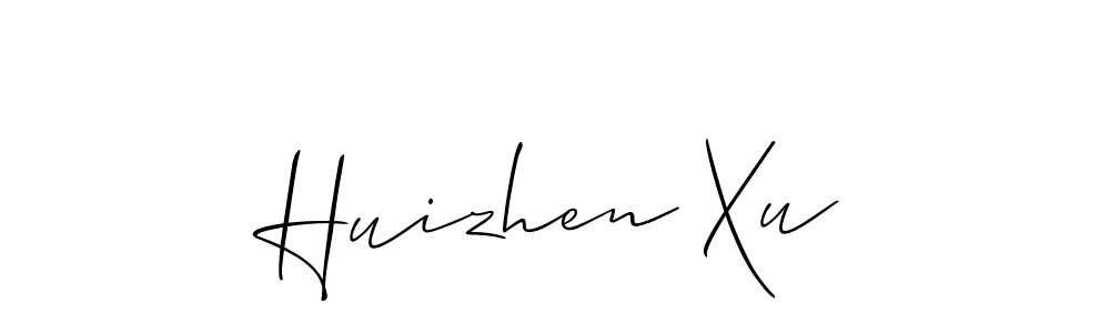 if you are searching for the best signature style for your name Huizhen Xu. so please give up your signature search. here we have designed multiple signature styles  using Allison_Script. Huizhen Xu signature style 2 images and pictures png