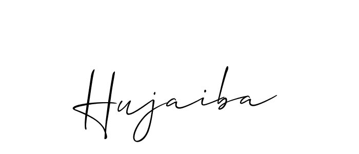 Make a beautiful signature design for name Hujaiba. With this signature (Allison_Script) style, you can create a handwritten signature for free. Hujaiba signature style 2 images and pictures png