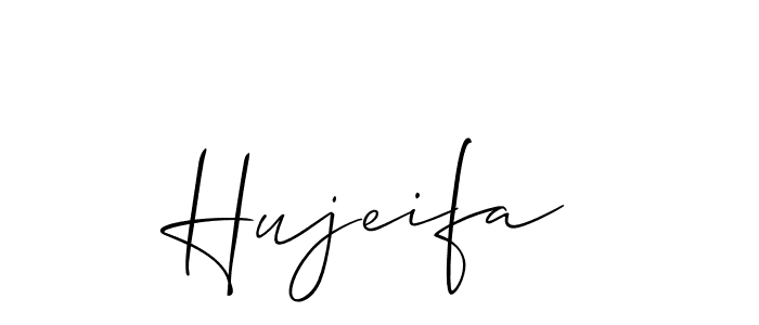 Design your own signature with our free online signature maker. With this signature software, you can create a handwritten (Allison_Script) signature for name Hujeifa. Hujeifa signature style 2 images and pictures png