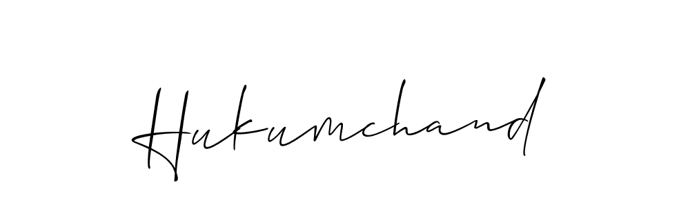 How to Draw Hukumchand signature style? Allison_Script is a latest design signature styles for name Hukumchand. Hukumchand signature style 2 images and pictures png