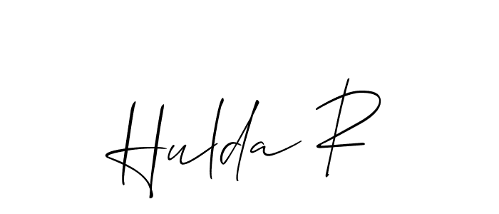 Make a short Hulda R signature style. Manage your documents anywhere anytime using Allison_Script. Create and add eSignatures, submit forms, share and send files easily. Hulda R signature style 2 images and pictures png
