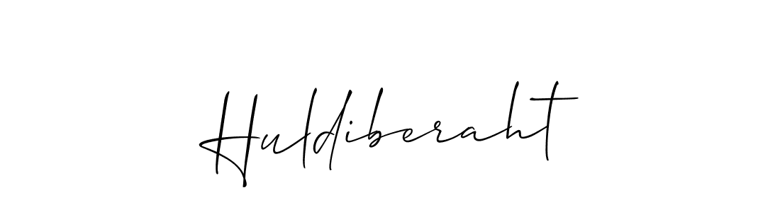 Make a beautiful signature design for name Huldiberaht. With this signature (Allison_Script) style, you can create a handwritten signature for free. Huldiberaht signature style 2 images and pictures png