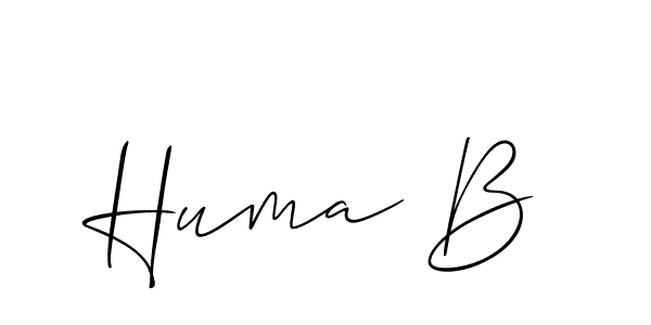 You can use this online signature creator to create a handwritten signature for the name Huma B. This is the best online autograph maker. Huma B signature style 2 images and pictures png