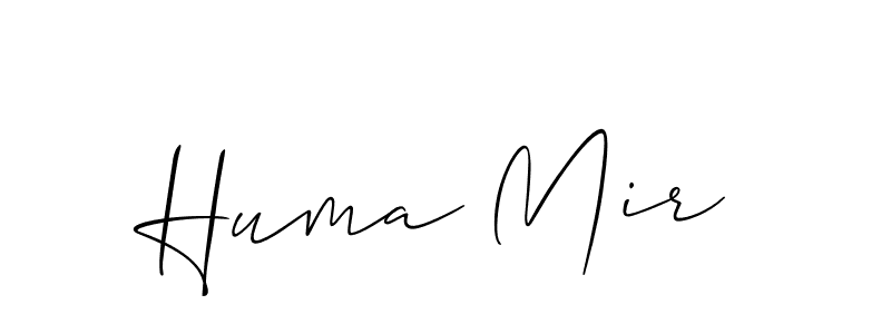 Make a short Huma Mir signature style. Manage your documents anywhere anytime using Allison_Script. Create and add eSignatures, submit forms, share and send files easily. Huma Mir signature style 2 images and pictures png