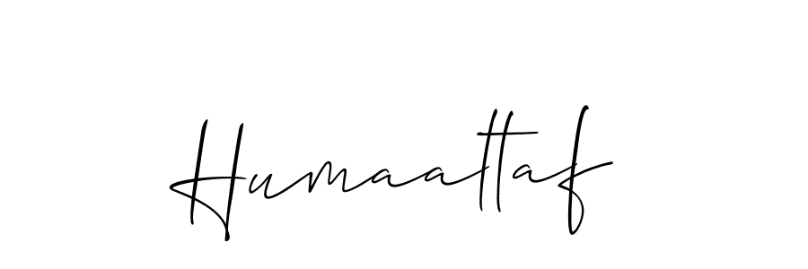 Create a beautiful signature design for name Humaaltaf. With this signature (Allison_Script) fonts, you can make a handwritten signature for free. Humaaltaf signature style 2 images and pictures png