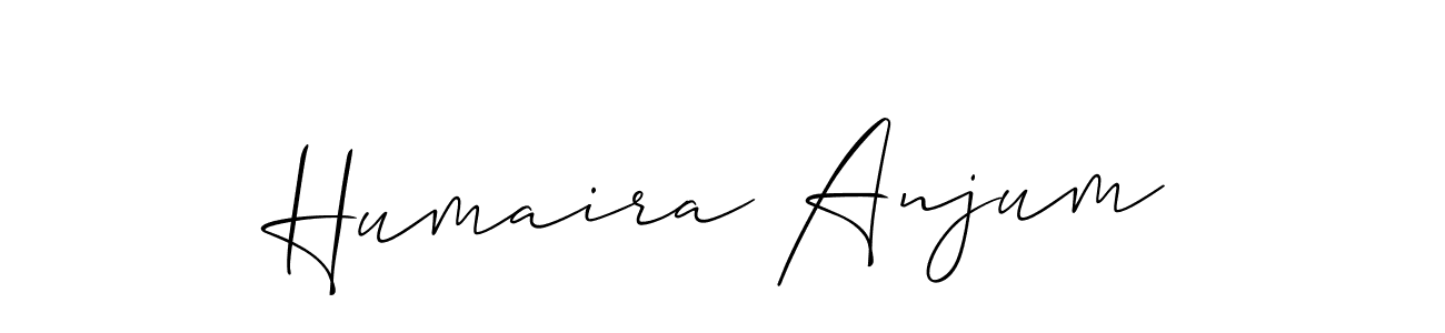 How to Draw Humaira Anjum signature style? Allison_Script is a latest design signature styles for name Humaira Anjum. Humaira Anjum signature style 2 images and pictures png