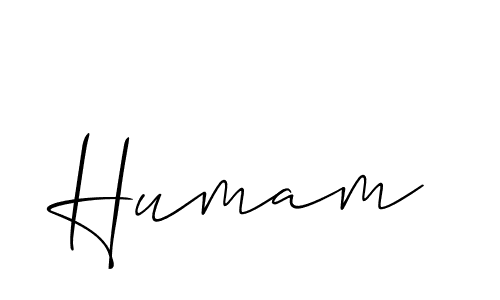 Make a beautiful signature design for name Humam. Use this online signature maker to create a handwritten signature for free. Humam signature style 2 images and pictures png