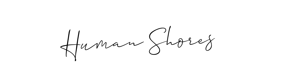 Once you've used our free online signature maker to create your best signature Allison_Script style, it's time to enjoy all of the benefits that Human Shores name signing documents. Human Shores signature style 2 images and pictures png