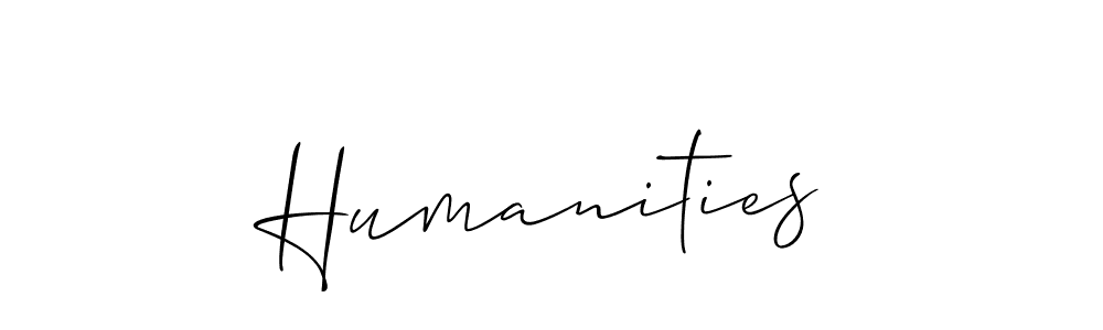 Also You can easily find your signature by using the search form. We will create Humanities name handwritten signature images for you free of cost using Allison_Script sign style. Humanities signature style 2 images and pictures png