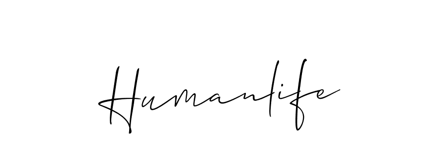 Make a beautiful signature design for name Humanlife. Use this online signature maker to create a handwritten signature for free. Humanlife signature style 2 images and pictures png