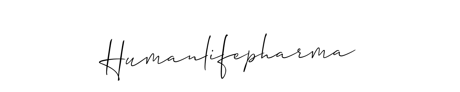 Make a short Humanlifepharma signature style. Manage your documents anywhere anytime using Allison_Script. Create and add eSignatures, submit forms, share and send files easily. Humanlifepharma signature style 2 images and pictures png