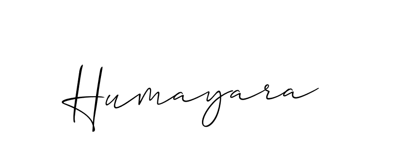 Humayara stylish signature style. Best Handwritten Sign (Allison_Script) for my name. Handwritten Signature Collection Ideas for my name Humayara. Humayara signature style 2 images and pictures png