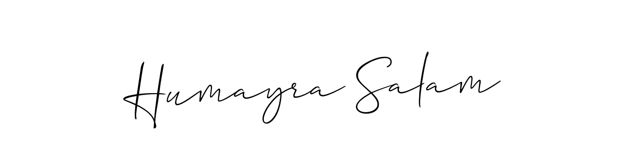 Make a short Humayra Salam signature style. Manage your documents anywhere anytime using Allison_Script. Create and add eSignatures, submit forms, share and send files easily. Humayra Salam signature style 2 images and pictures png