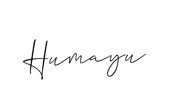 How to make Humayu name signature. Use Allison_Script style for creating short signs online. This is the latest handwritten sign. Humayu signature style 2 images and pictures png