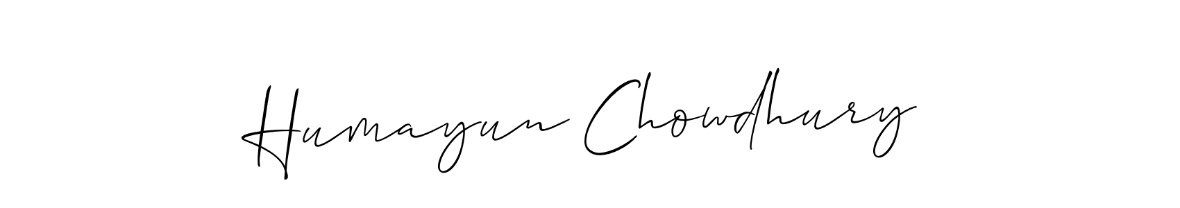 Once you've used our free online signature maker to create your best signature Allison_Script style, it's time to enjoy all of the benefits that Humayun Chowdhury name signing documents. Humayun Chowdhury signature style 2 images and pictures png