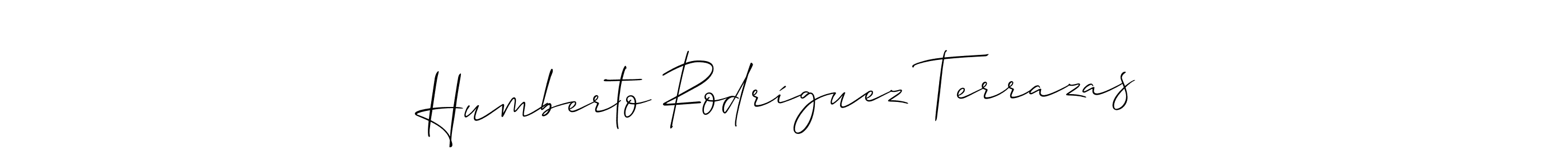 Also we have Humberto Rodríguez Terrazas name is the best signature style. Create professional handwritten signature collection using Allison_Script autograph style. Humberto Rodríguez Terrazas signature style 2 images and pictures png