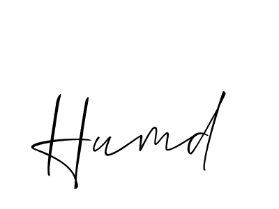 Make a short Humd signature style. Manage your documents anywhere anytime using Allison_Script. Create and add eSignatures, submit forms, share and send files easily. Humd signature style 2 images and pictures png