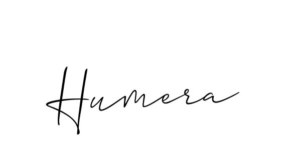 if you are searching for the best signature style for your name Humera. so please give up your signature search. here we have designed multiple signature styles  using Allison_Script. Humera signature style 2 images and pictures png