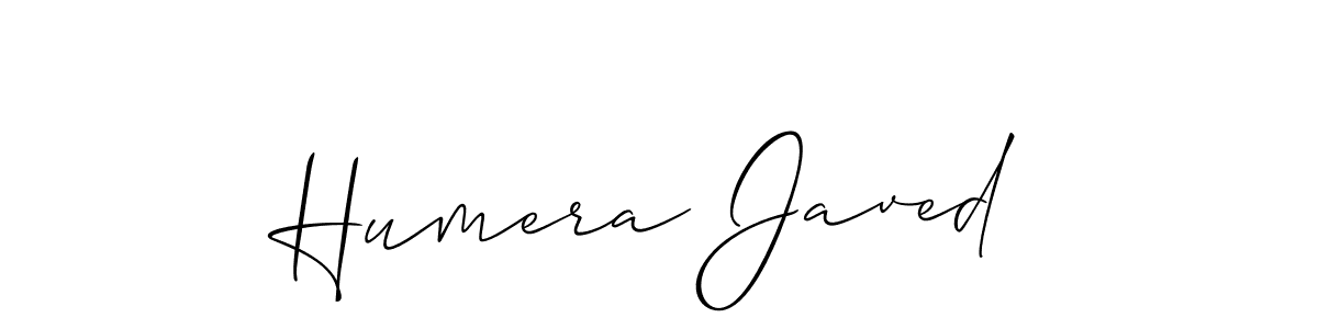 How to Draw Humera Javed signature style? Allison_Script is a latest design signature styles for name Humera Javed. Humera Javed signature style 2 images and pictures png