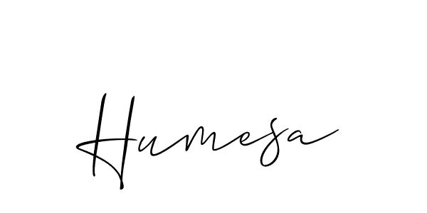 Humesa stylish signature style. Best Handwritten Sign (Allison_Script) for my name. Handwritten Signature Collection Ideas for my name Humesa. Humesa signature style 2 images and pictures png