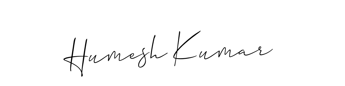 Check out images of Autograph of Humesh Kumar name. Actor Humesh Kumar Signature Style. Allison_Script is a professional sign style online. Humesh Kumar signature style 2 images and pictures png