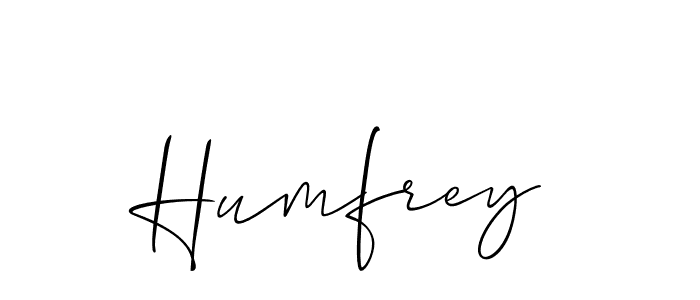 Make a beautiful signature design for name Humfrey. With this signature (Allison_Script) style, you can create a handwritten signature for free. Humfrey signature style 2 images and pictures png