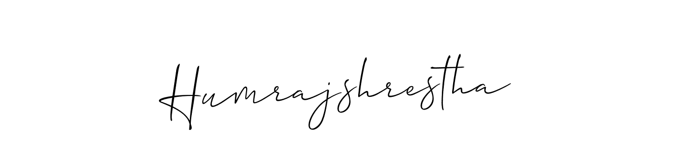 Make a beautiful signature design for name Humrajshrestha. Use this online signature maker to create a handwritten signature for free. Humrajshrestha signature style 2 images and pictures png