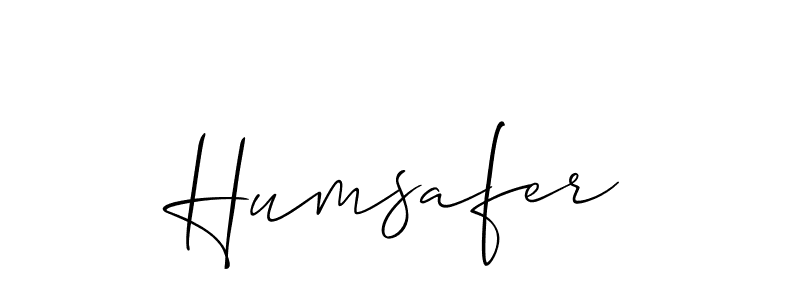 Make a beautiful signature design for name Humsafer. Use this online signature maker to create a handwritten signature for free. Humsafer signature style 2 images and pictures png