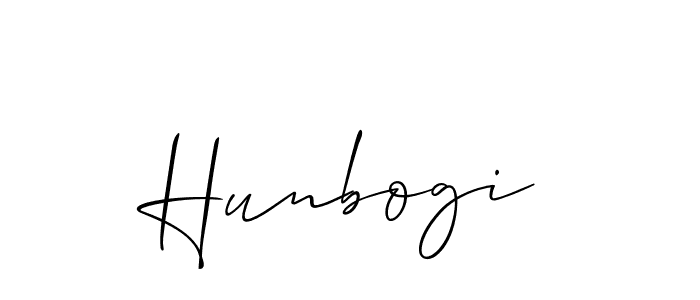 You should practise on your own different ways (Allison_Script) to write your name (Hunbogi) in signature. don't let someone else do it for you. Hunbogi signature style 2 images and pictures png