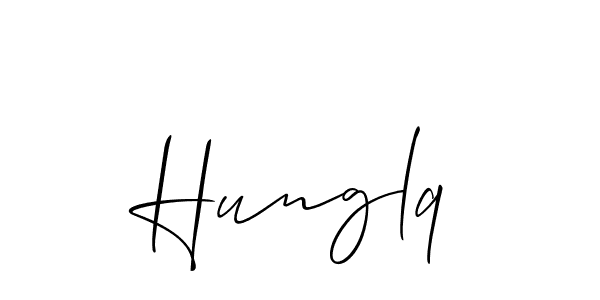 You can use this online signature creator to create a handwritten signature for the name Hunglq. This is the best online autograph maker. Hunglq signature style 2 images and pictures png